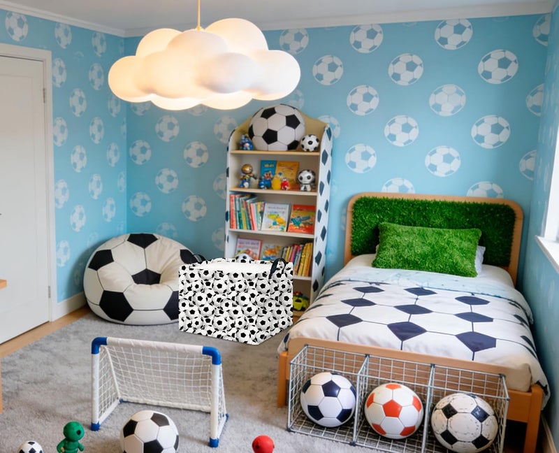 CLOCOR Green Easter Gift Basket for Kids, Waterproof Storage Basket with Handles - Image 5